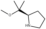 (R)-2-(2-Methoxypropan-2-yl)pyrrolidine Struktur