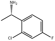 (1S)-1-(2-CHLORO-4-FLUOROPHENYL)ETHANAMINE Struktur