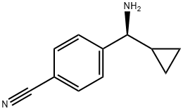 (S)-4-(AMino(cyclopropyl)Methyl)benzonitrile hydrochloride Struktur