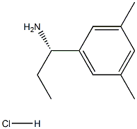 (S)-1-(3,5-DiMethylphenyl)propan-1-aMine hydrochloride Struktur