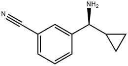 (S)-3-(AMino(cyclopropyl)Methyl)benzonitrile hydrochloride Struktur