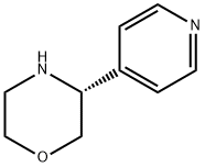 (R)-3-(Pyridin-4-yl)Morpholine Struktur