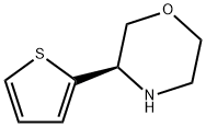 (R)-3-(Thiophen-2-yl)Morpholine Struktur