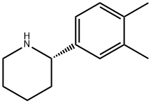 (S)-2-(3,4-diMethylphenyl)piperidine Struktur