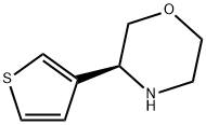 (S)-3-(噻吩-3-基)嗎啉, 1213168-12-7, 結(jié)構(gòu)式