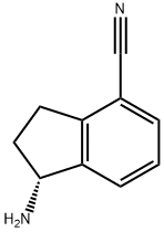 (R)-1-AMino-2,3-dihydro-1H-indene-4-carbonitrile hydrochloride Struktur