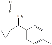 (R)-Cyclopropyl(2,4-diMethylphenyl)MethanaMine hydrochloride Struktur