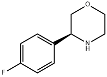 (3S)-3-(4-FLUOROPHENYL)MORPHOLINE Struktur