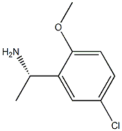 (S)-1-(5-chloro-2-Methoxyphenyl)ethanaMine Struktur