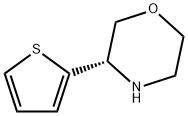 (S)-3-(Thiophen-2-yl)Morpholine Struktur