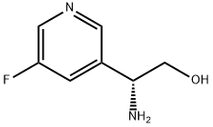 (2R)-2-AMINO-2-(5-FLUORO(3-PYRIDYL))ETHAN-1-OL Struktur