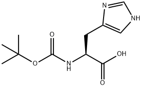 Boc-DL-histidine Struktur