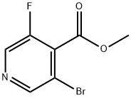 Methyl 3-broMo-5-fluoroisonicotinate Struktur