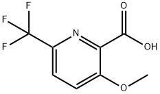 3-Methoxy-6-(trifluoroMethyl)picolinic acid Struktur