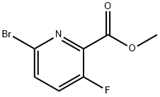 Methyl 6-broMo-3-fluoropyridine-2-carboxylate Struktur