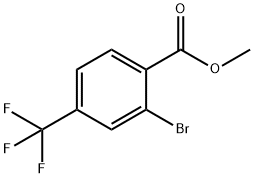 Methyl 2-bromo-4-(trifluoromethyl)benzoate Struktur