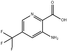 3-Amino-5-(trifluoromethyl)pyridine-2-carboxylic acid Struktur