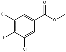 Methyl 3,5-dichloro-4-fluorobenzoate Struktur