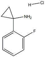 1-(2-fluorophenyl)cyclopropanaMine hydrochloride Struktur