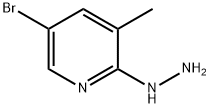 5-BroMo-2-hydrazinyl-3-Methylpyridine Struktur