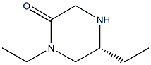 (R)-1,5-DIETHYLPIPERAZIN-2-ONE Struktur