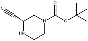 S-4-N-Boc-2-cyanopiperidine Struktur