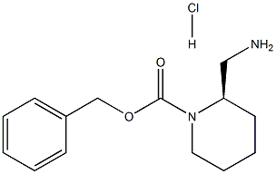 (R)-Benzyl 2-(aMinoMethyl)piperidine-1-carboxylate hydrochloride Struktur