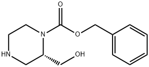 (S)-Benzyl 2-(hydroxyMethyl)piperazine-1-carboxylate Struktur