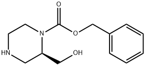 (R)-Benzyl 2-(hydroxyMethyl)piperazine-1-carboxylate Struktur