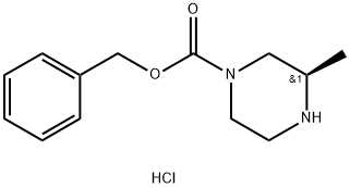 (R)-Benzyl 3-Methylpiperazine-1-carboxylate hydrochloride Struktur