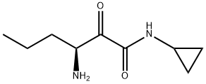 (S)-3-aMino-N-cyclopropyl-2-oxo hexanaMide Struktur