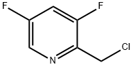 2-(chloroMethyl)-3,5-difluoropyridine Struktur