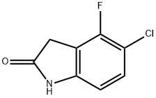 5-chloro-4-fluoroindolin-2-one Struktur