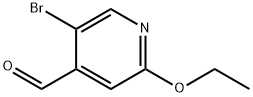 5-BroMo-2-ethoxyisonicotinaldehyde Struktur