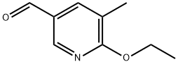 6-Ethoxy-5-Methylnicotinaldehyde Struktur