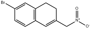 7-BroMo-3-(nitroMethyl)-1,2-dihydronaphthalene Struktur