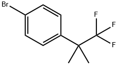 1-broMo-4-(1,1,1-trifluoro-2-Methylpropan-2-yl)benzene Struktur