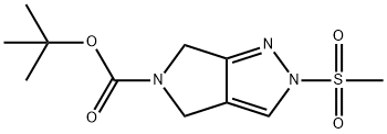 tert-butyl 2-(Methylsulfonyl)-4,6-dihydropyrrolo[3,4-c]pyrazole-5(2H)-carboxylate price.