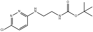 [2-(6-chloropyridazin-3-ylaMino)-ethyl]-carbaMic acid tert-butyl ester Struktur