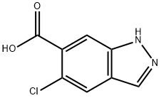 5-Chloro-indazole-6-carboxylic acid Struktur