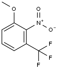 1-Methoxy-2-nitro-3-trifluoroMethyl-benzene Struktur