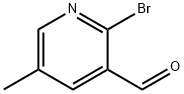 2-BroMo-5-Methyl-pyridine-3-carbaldehyde Struktur