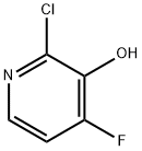 2-chloro-4-fluoropyridin-3-ol Struktur