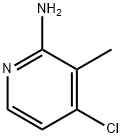 4-chloro-3-Methylpyridin-2-aMine Struktur