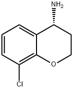 (4R)-8-CHLORO-3,4-DIHYDRO-2H-1-BENZOPYRAN-4-AMINE Struktur