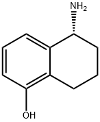 (5R)-5-AMINO-5,6,7,8-TETRAHYDRONAPHTHALEN-1-OL Struktur