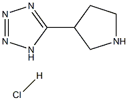 5-(3-Pyrrolidinyl)-1H-tetrazole hydrochloride Struktur