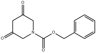 benzyl 3,5-dioxopiperidine-1-carboxylate Struktur