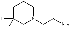 2-(3,3-Difluoro-piperidin-1-yl)-ethylamine Struktur