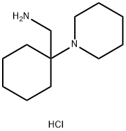 (1-(piperidin-1-yl)cyclohexyl)MethanaMinehydrochloride Struktur